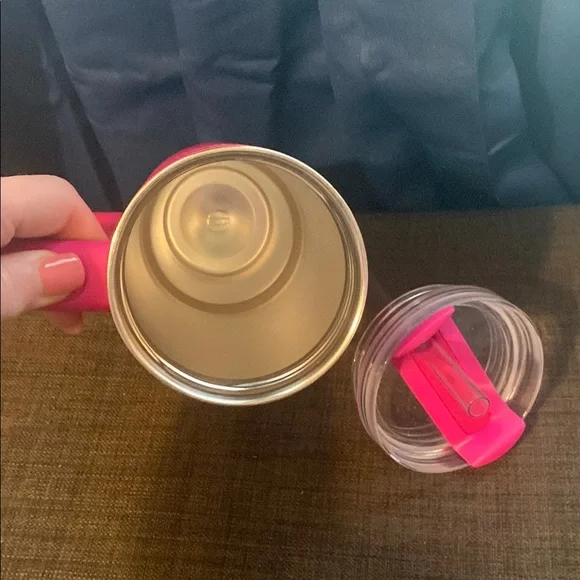 Stanley Pink Tumbler with Straw - Picture 4 of 5